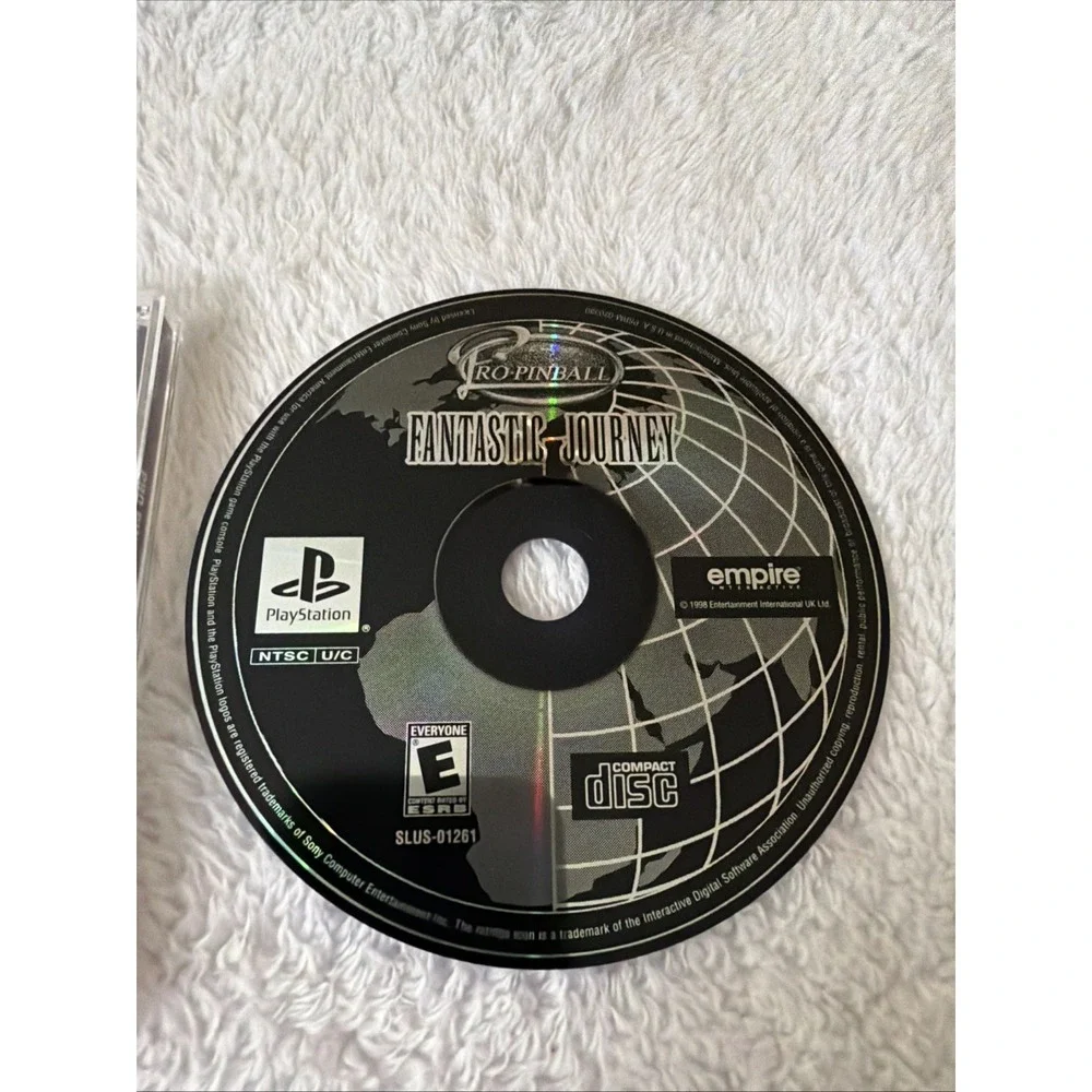 Sony Playstation 1 PS1 Pro Pinball Fantastic Journey PC CD ROM No Cover Art